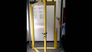 Gilgen FD20 Swing Door System  Blow Open at Power Failure [upl. by Jahdiel958]