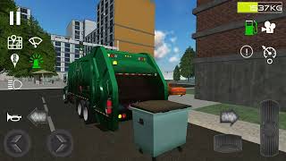 Trash Truck Simulator Gameplay [upl. by Charbonneau144]