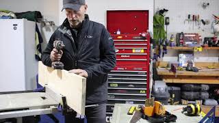 How to Build Your Own Floating Shelf  Working with Ward DIY with the cohost of Bargain Mansions [upl. by Alikat]