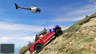 GTA 5  BEST CAR  POLICE CHASE CARACARA 4X4 [upl. by Dorri]