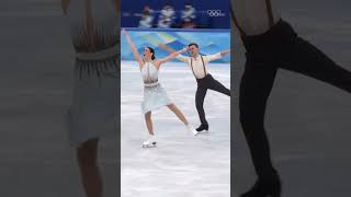 Italian ice dancers Charlène Guignard and Marco Fabbri stole the show with this elegant routine🤩 [upl. by Goggin764]