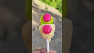 Lemonade flavour lollipop amp baby choco gems shorts lollipop candy [upl. by Thema513]