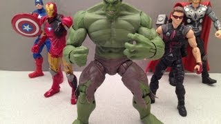 MARVEL AVENGERS HULK WALMART 6quot SERIES TOY REVIEW [upl. by Pavla]