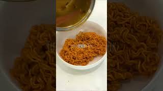 🦀 Crab fire noodles 🍜 2024 noodles food homecafe easy asmr [upl. by Marigolda]