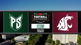 WSU Football Highlights vs Portland State  83124 [upl. by Ellehcsor]