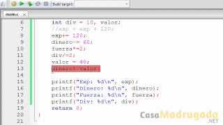 Tutorial Programacion en C  8  Asignaciones Compuestas [upl. by Sirovaj348]