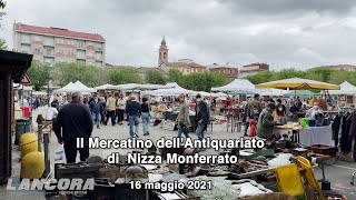 Il mercatino dellantiquariato a Nizza Monferrato [upl. by Aicnilav]