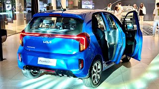 All New Kia Picanto GT line 2024 10L Turbo Blue Color Review [upl. by Aicatan295]