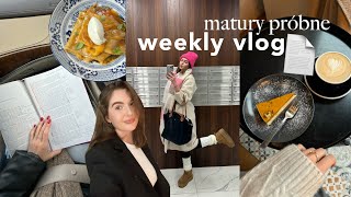 WEEKLY VLOG  MATURY PRÓBNE  dobre jedzenie  kalendarze adwentowe  śnieg  gorszy dzień [upl. by Ynej238]