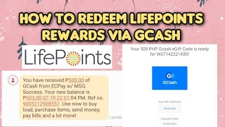 LifePoints How to redeem LifePoints rewards via Gcash  Legit Paying Survey App [upl. by Audras]