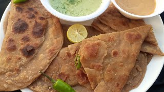 Breakfast special aloo Bolani recipe  Bolani Paratha  potato stuffed Paratha  evening snacks [upl. by Eeimaj]