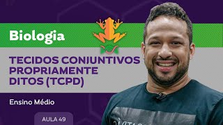 Tecidos conjuntivos propriamente ditos TCPD​  Biologia  Ensino Médio [upl. by Anilas]