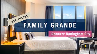 Family Grande Studio  Apartment Tour  Roomzzz Nottingham City [upl. by Paschasia326]