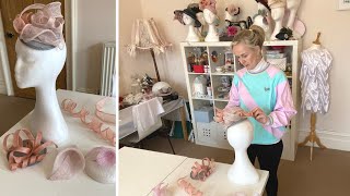 HOW TO USE SINAMAY FABRIC  Using Sinamay For Trimmings In Millinery  Didsbury Art Studio [upl. by Puett]