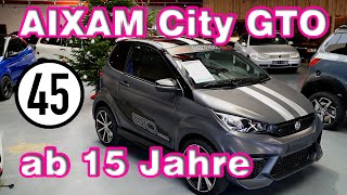 Der Aixam City GTO in graphitmatt mit schicker Folierung  GAMMA Fahrzeuge [upl. by Mace]