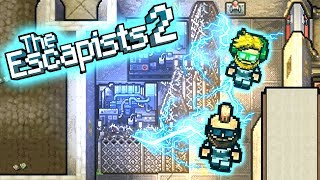 Shorting the Generator and Escaping the Castle  The Escapists 2 Gameplay [upl. by Nonah207]