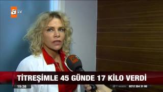 Titreşimle 45 günde 17 kilo verdi  20112015  atv Ana Haber [upl. by Nadirehs728]