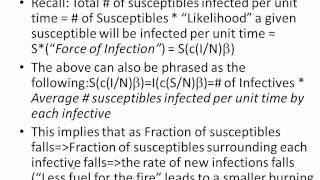 Lecture 10 Infectious Disease Model Dynamics [upl. by Rehpotsihc]