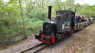 Awesome Parallel Steam Run at the Ruislip Lido Railway [upl. by Nimajeb]