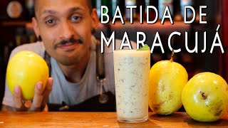 BATIDA DE MARACUJÁ  RECEITA [upl. by Nivrem]