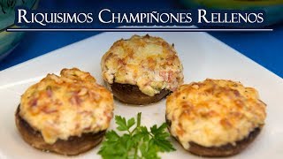 Riquisimos Champiñones Rellenos Receta de Maria Jose [upl. by Oilalue]