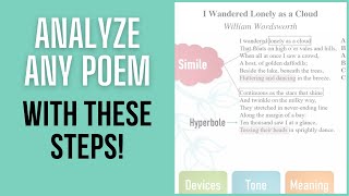 Analyze ANY Poem With These Steps [upl. by Annavas452]