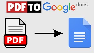 How to Convert PDF to Google Docs [upl. by Miharba]