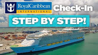 Royal Caribbean check in process guide [upl. by Hanahs]