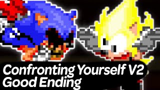 Vs Sonicexe Confronting Yourself V2 with Good Ending and New Content  Friday Night Funkin [upl. by Stephi]