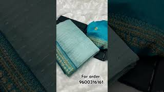 Sharjilin Sareesorganza silk sarees [upl. by Rennane]