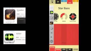 AudioBus and GarageBand  InterApp Operability on iOS on the iPhone and iPad [upl. by Kerin]