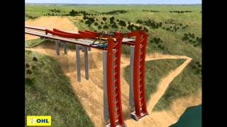 Alconetar Bridge  Construction Process [upl. by Odlamur]