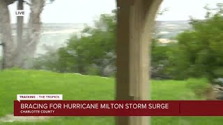 Charlotte County bracing for storm surge from Milton [upl. by Owens]