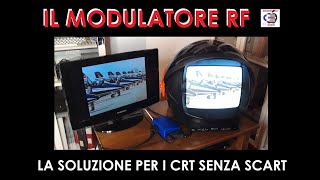 PLAYSTATION PS1 MODULATORE RF abbiniamo una SCART alla tv via RF Spettro elettromagnetico onde radio [upl. by Llertal]