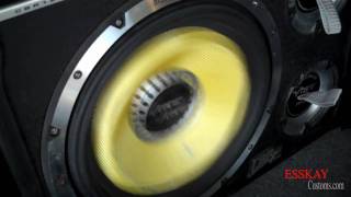 Vibe Black Air CBR EVO 12quot Bass Test ESSKAY Customs [upl. by Dirraj]