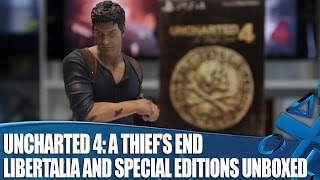 Uncharted 4  Libertalia Collectors and Special Edition Unboxed [upl. by Becky]