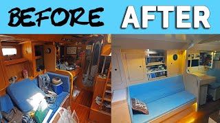 Total Sailboat Refit interior electronics BampG navigation system Part 3  Sailing Ep 201 [upl. by Eiroj]