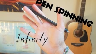 TUTORIAL PEN SPINNING 6 quotInfinityquot [upl. by Erbma]