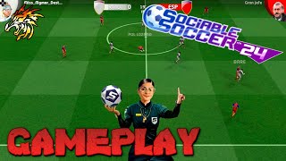 GAMEPLAY Sociable Soccer 24  Primeros minutos 720PC [upl. by Questa]