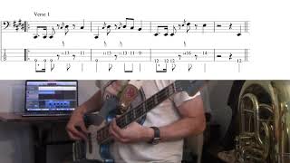 Tame Impala  The Less I Know the Better bass cover with tabs [upl. by Aspasia]