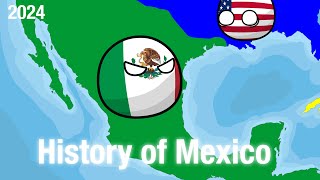 Countryballs  History of Mexico Full [upl. by Adidnac943]