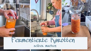 Karotten fermentieren  Probiotisches Powerfood  Gesundes für den Darm [upl. by Aical]