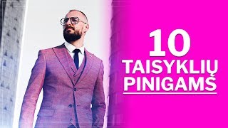 10 TAISYKLIŲ PINIGAMS PRITRAUKTI [upl. by Ridglea]