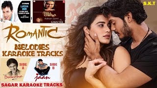 ROMANTIC SONGS MELODIES  HQ MELODY VIDEO LYRICS KARAOKE BY SAGAR [upl. by Fan]