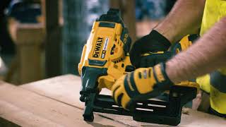 DeWalt DCFS950 18v XR Brushless 9 Gauge Fencing Stapler [upl. by Wanfried235]