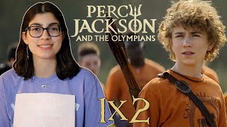 PERCY JACKSON AND THE OLYMPIANS 1x2 REACTION EPISODE 2 [upl. by Rebmetpes]