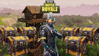 FOUILLER 7 COFFRES A LONELY LODGE  FORTNITE ASTUCE  BONUS [upl. by Ethelbert684]