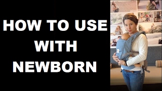 How Do I use the Adapt Baby Carrier with a Newborn  Ergobaby [upl. by Arihas]