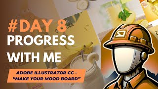 DAY 8 Progress With Me  Adobe Illustrator CC  Assignment 8  Essentials Training Course [upl. by Rufus]