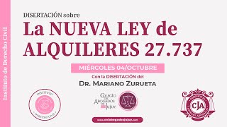 LA NUEVA LEY DE ALQUILERES 27737 [upl. by Gulgee]